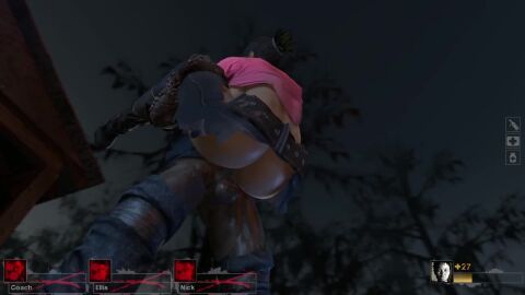 3d 3d_animation african_female animated big_ass clapping_cheeks dark-skinned_female hunter_(left_4_dead) left_4_dead left_4_dead_(series) left_4_dead_2 mrbagheadman outside_sex penetration rochelle_(left_4_dead) sfm sound sound_effects source_filmmaker stand_and_carry_position standing_sex tagme valve video