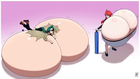 2024 2girls alternate_breast_size breast_expansion breast_growth breast_growth_(enlargement) breast_inflation breasts breasts_bigger_than_body female female_only huge_breasts hyper hyper_breasts hyper_inflation lorelei_(pokemon) massive_breasts multiple_females multiple_girls nintendo pokemon pokemon_sv rika_(pokemon) tagme ydbunny
