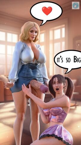 1futa 1girls 3d april_(milkguy_3d) balls big_ass big_breasts big_thighs breasts curvaceous curvy curvy_figure daughter dialogue dickgirl dickgirl/female english_text erection female female/futa futa/female futa_on_female futa_with_female futanari hips huge_ass huge_balls huge_breasts huge_cock huge_thighs incest intersex large_ass large_breasts large_thighs light-skinned_female light_skin mature mature_female milkguy_3d mother mother_and_daughter older_futa older_futa_and_younger_female penis skirt_lift slim_waist sophie_(milkguy_3d) thick thick_hips thick_legs thick_thighs thighs veiny_penis voluptuous voluptuous_female voluptuous_futa waist wide_hips younger_female