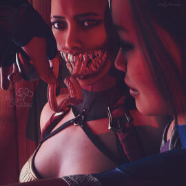 2girls 3d ass black_hair breasts bust busty chest curvaceous curves curvy curvy_figure dark_hair edenian female female_focus hips hourglass_figure incest kitana kiteena kunoichi large_ass large_breasts legs light-skinned_female light_skin mature mature_female mileena mortal_kombat mortal_kombat_1_(2023) netherrealm_studios ninja outworld princess rayalterego23 sisters slim_waist tarkatan thick thick_hips thick_legs thick_thighs thighs twincest twins voluptuous waist wholesome wide_hips yuri