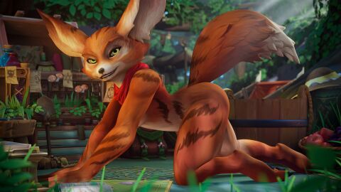 3d female tagme vixenpeeks vulpera vulpera_female warcraft world_of_warcraft