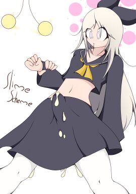 belly blend_s blush brain_drain brainwashing bubbles bulge clothed clothing cum cum_drip cum_on_body dress emotionless empty_eyes erection erection_under_clothes femboy forced_orgasm grey_hair hypnosis kanzaki_hideri male male_focus male_only malesub mind_break mind_control orgasm orgasm_without_stimulation pendulum pink_eyes ribbon school_uniform schoolboy slime_scheme tights