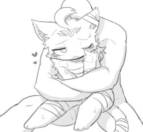 1boy 1girls 2d_(artwork) aellaellae5 ahe_gao ahegao_face anonymous_male bandage bandages bed bedroom belly belly_button belly_expansion blush blush_lines breasts cat_ears cat_girl cat_tail catgirl closed_eyes cum cum_in_pussy cum_inside d'arktanyan_(the_battle_cats) epicfest_(the_battle_cats) eyelashes female fluffy fluffy_tail fur furry furry_only genderswap genderswap_(mtf) green_body green_skin grey_fur hugging impregnation love loving_it male moan moaning moaning_in_pleasure no_color nyanko_daisensou open_mouth penetration pregnant pussy pussy_juice rule_63 scared sex shaking simple_background sitting sitting_on_person small_breasts squirting tagme tattoo tears tears_of_pleasure the_battle_cats white_background white_body white_skin