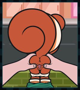 1boy 1boy1girl 1girls accurate_art_style anonymous_artist anthro anus bent_over big_head bodily_fluids boots bottomwear brown_anus brown_body brown_ears brown_fur brown_hair brown_tail clothed clothed_anthro clothing clothing_aside curled_tail curvy_figure detailed_background digital_drawing_(artwork) digital_media_(artwork) disembodied_hand dripping duo female first_person_view footwear fur genital_fluids genital_focus genitals glass green_bottomwear green_clothing green_skirt hair hand_on_butt hi_res human_on_anthro human_pov humanoid_genitalia interspecies kerchief leaning leaning_forward male mitzi_(ajmarekart) multicolored_body murphy_and_mitzi official_style on_model panties panties_down partially_clothed pov_hands pussy rear_view road shirt shoes short_hair skirt spread_anus spread_vulva spreading squirrel_tail squish tail thick_tail third-party_edit topwear two_tone_body underwear underwear_down vaginal_fluids vulva wall_(structure) wet white_clothing white_panties white_shirt white_topwear white_underwear young young_female