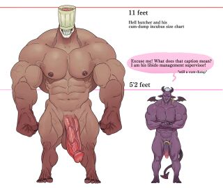 balls bara big_penis devince flaccid huge_cock male male_only muscles muscular nude penis size_difference yaoi