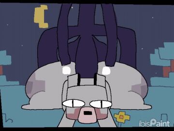 alternate_version_available ambiguous_gender animated ass assjob balancedfox beastiality bfad big_ass big_butt edit edited enderman huge_ass jiggle male minecraft minercraft mojang pale_wolf_(minecraft) penetration superiorfox_edit thysvid wolf_(minecraft)