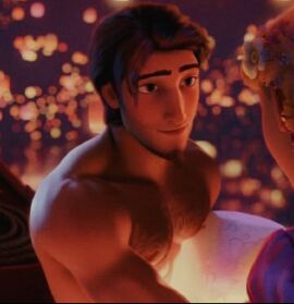 beard disney eugene_fitzherbert flynn_rider hairy male male_only pecs shirtless_male solo_male tangled