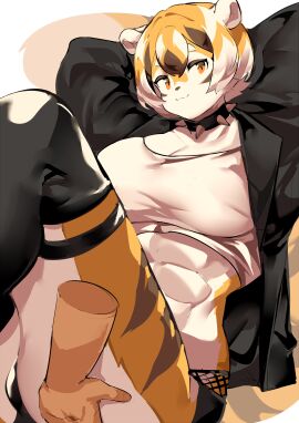 aspirindabaitu ass big_ass big_breasts breasts bubble_ass bubble_butt cleavage feline female furry huge_ass huge_breasts thick_thighs tiger tiger_girl wide_hips