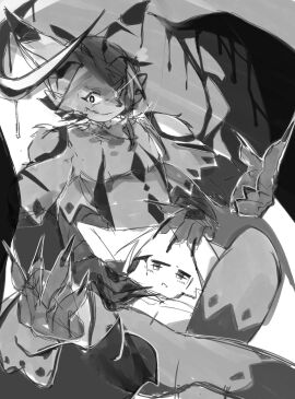 anthro big_body furry male male/male moon