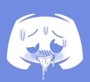 2d ahe_gao ambiguous_gender background blush clyde_(discord) digital_art digital_drawing digital_drawing_(artwork) digital_media digital_media_(artwork) digital_painting_(artwork) discord_(app) discord_logo dripping dripping_saliva edit edited eyebrows flat_colors flush flushed half-closed_eyes logo logo_parody meme narrowed_eyes open_mouth png saliva saliva_drip simple_background sweat sweatdrop teeth teeth_visible tongue tongue_out upscaled