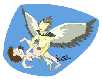 bird_person female female_human flying_sex rick_and_morty tagme tammy_gueterman