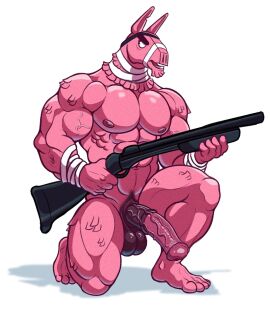2024 abs animal_genitalia animal_penis animate_inanimate anthro areola arm_wraps balls bara biceps big_balls big_muscles big_penis camelid deltoids epic_games equine_genitalia equine_penis erection eye_patch eyebrows eyewear feet fortnite fortnite23074 fur genitals gun hi_res holding_gun holding_object holding_ranged_weapon holding_weapon humanoid_feet humanoid_hands kneeling living_pinata llama lt._john_llama male male_only mammal medial_ring muscles muscular muscular_anthro muscular_male navel nipples notched_ear nude on_one_knee open_mouth pecs penis pinata plantigrade posstype pump_action ranged_weapon serratus shadow shotgun simple_background solo solo_male thick_arms thick_thighs tuft vein weapon white_background wool_(fur) wraps yaoi