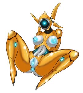 1girls anus ass breasts female female_only heroes_of_the_storm nipples personification probe_(starcraft) probius protoss pussy robot robot_girl solo solo_female spacemaxmarine starcraft starcraft_2