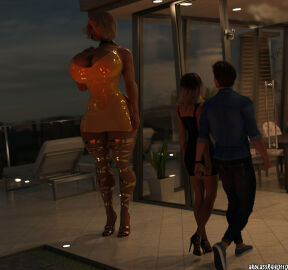 1boy 2girls 3d ass big_ass big_breasts big_thighs bigger_female breasts bust busty chest curvaceous curvy curvy_figure endlessrain0110 female giant_breasts giantess height_difference hips huge_ass huge_breasts large_ass large_breasts large_female larger_female legs light-skinned_female light_skin macro macro_female male male/female mature mature_female mini_giantess original original_character original_characters shorter_female shorter_male size_difference slim_waist smaller_female smaller_male straight tall_female thick thick_ass thick_hips thick_legs thick_thighs thighs voluptuous voluptuous_female waist wide_ass wide_hips wide_thighs