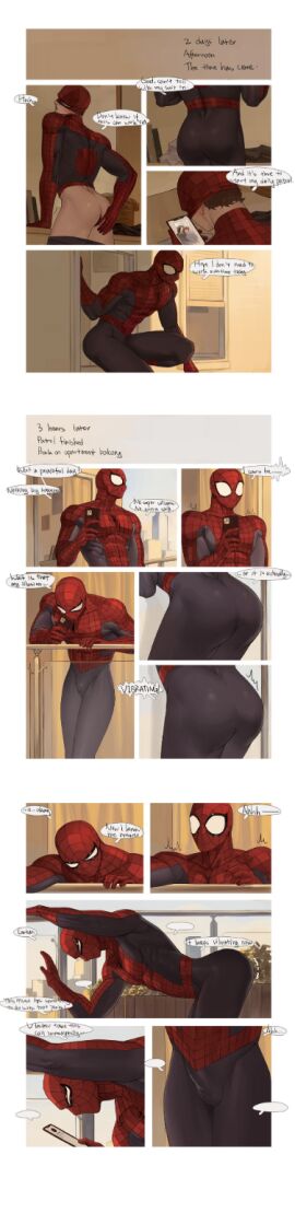 deadpool gay lkikai male male/male male_only marvel marvel_comics peter_parker spider-man spider-man_(series) wade_wilson