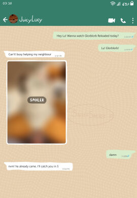 ambiguous_penetration anthro biped black_nose canid canine censored closed_eyes duo exclamation_point female fox fur hi_res lucy_(sniffsnorf) male mammal penetration penile penile_penetration penis photo sex sniffsnorf text texting whatsapp white_body white_fur yellow_body yellow_fur