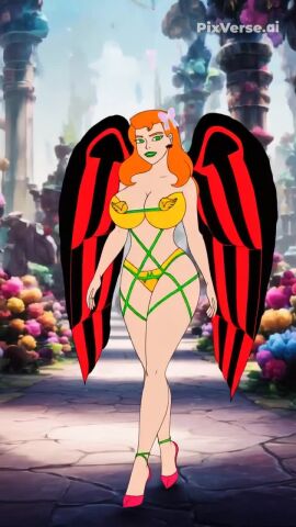 ai_generated dc dcau hawkgirl ibnalxuffasch94 justice_league_unlimited shiera_hall shiera_sanders tagme video