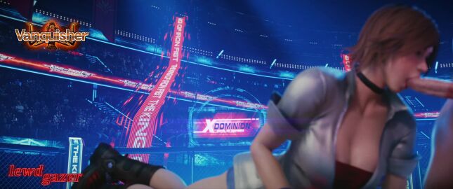 1boy 1girls 3d 3d_animation animated artist_name big_breasts blowjob breasts brown_hair cfnm choker cinderdryadva cleavage clothed clothed_female_nude_male clothing evilaudio fellatio female female_focus fingerless_gloves gloves kazama_asuka lewdgazer light-skinned_female light-skinned_male light_skin lipstick lipstick_mark lipstick_on_penis lipstick_ring longer_than_10_seconds longer_than_30_seconds makeup male male/female oral oral_penetration oral_sex red_lipstick short_hair slap slapping sound tagme tekken tekken_8 unseen_male_face video