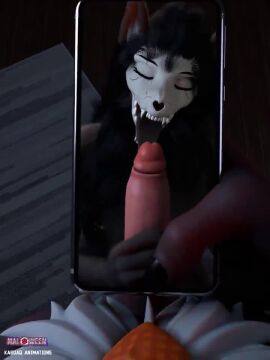 1boy 1girls 3d 3d_animation animated anthro anthro_on_anthro areola ass big_areola big_ass big_breasts big_nipples big_penis big_thighs black_hair breasts female fur furry hand_around_penis handjob huge_areola huge_ass huge_breasts huge_cock huge_nipples kasdaq long_hair looking_at_partner looking_at_viewer male malo moan moaning nipples open_mouth penis pov scp-1471 scp-1471-a scp_foundation skull_head sound straight tagme thick_thighs thighs tongue tongue_out video voice_acted wolf wolf_ears wolf_girl wolf_tail