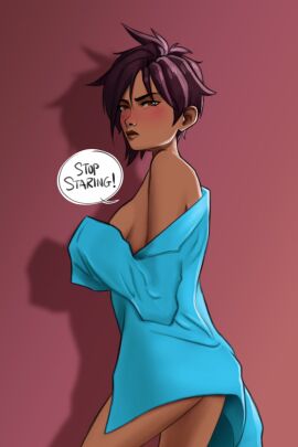 1girls big_ass big_breasts big_thighs breasts courtney_(dispatch) curvaceous curvy curvy_figure digital_media_(artwork) dispatch_(game) female hips hourglass_figure invisigal legs mature mature_female milildevil nose_piercing slim_waist tan-skinned_female tan_body tan_skin thick thick_hips thick_legs thick_thighs thighs tomboy voluptuous waist wide_hips