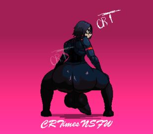 1futa animal_genitalia animated ass ass_bigger_than_head ass_clapping ass_focus ass_shake balls big_ass big_balls big_butt big_penis big_thighs breasts clothed clothing condom condom_filling condom_suit crtimesnsfw cum cumming cumming_in_clothes ejaculation elster_(signalis) embarrassed filling_suit fully_clothed futa_only futanari hands-free handsfree_ejaculation huge_balls huge_cock humanoid intersex light_skin orgasm penis pixel_animation pixel_art self_upload signalis solo solo_futa squatting suit twerking