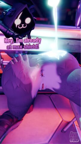 3d 3d_(artwork) absurd_res anthro anus arched_back areola areolae artist_logo ass ass_focus ass_grab ass_up avet3d belt big_ass big_breasts blender_(software) blurred_background breasts buckle chromatic_aberration claws dialogue disembodied_hand dripping feathers female fortnite fortnite:_battle_royale fortnite_text_font fur furry ghost_hands glare glowing glowing_eyes highres hood liquid male male_pov metal_claws multiple_angles multiple_images multiple_views nipples nude nude_female partially_clothed portrait potion potion_bottle pouring pouring_on_ass pouring_onto_another purple_fur pussy raven_team_leader scar scar_across_eye screen shield_potion small_shield_potion speaking spread_anus spread_pussy spreading standing straps text thick_thighs under_the_table wide_hips