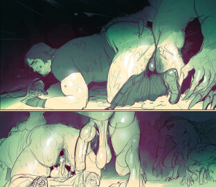 6boys ass balls bara bukkake chubby creampie cum cum_drip cum_dripping_from_ass cum_in_ass cum_inside cum_on_ass cum_on_balls cum_waterfall doggy_style dominant_male dominant_monster foot_on_back gangbang gape gaping gaping_anus gay gay_orgy hunter_(resident_evil) incubear long_balls male male_human/male_monster male_only mating mating_season monster orgy overweight_male pants_around_knees parker_luciani partially_clothed_male_nude_male resident_evil resident_evil_revelations running_a_train sagging_balls submissive_male waiting_for_turn yaoi