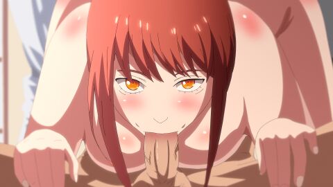 69 69_position animated blowjob chainsaw_man denji_(chainsaw_man) female hair makima_(chainsaw_man) ppanimation red uncensored