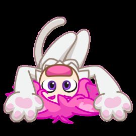 1girls animated big_breasts breasts female female_focus female_only jiggling_breasts looking_at_viewer nekochan_(telegram) not_porn official_art on_the_floor pink_hair sfw silly simple_background smile smiling smiling_at_viewer tagme_(artist) tail telegram transparent_background unknown_artist upside-down