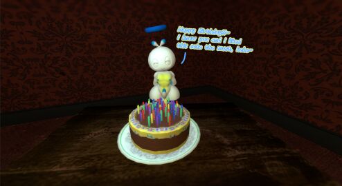 1boy 3d antenna antennae birthday birthday_cake cake candle candles cattyfeesh chao_(sonic) closed_eyes closed_mouth closed_smile dialogue english_dialogue english_text erect_penis erection halo hands_behind_back happy hero_chao indoors inside male nipples nude penis plate sfm smile sonic_(series) sonic_the_hedgehog_(series) source_filmmaker table talking talking_to_viewer text white_body
