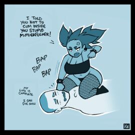 breasts character_request cleavage fangdangler female light-skinned_male light_skin male original original_character original_characters tagme thick_thighs thighs