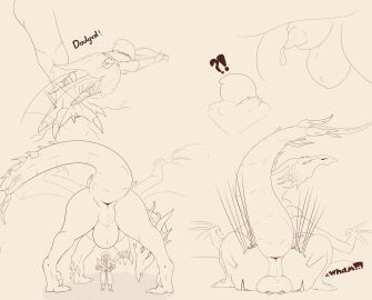 3_eyes animal_genitalia anus backsack balls battle black_dragon_kalameet bodily_fluids claws clothing dark_souls dragon drooling female feral fromsoftware genital_fluids genitals half-erect hi_res hood_up human karasu(karasuafterdark) leaking_precum male male/female mammal melee_weapon multi_eye mythological_creature mythological_scalie mythology penis perineum pinned_by_balls precum saliva scalie sheath spiked_tail spikes spikes_(anatomy) sword tail weapon wings