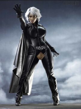 female halle_berry marvel marvel_comics ororo_munroe storm_(halle_berry) storm_(x-men) white_hair x-men x-men:_the_last_stand