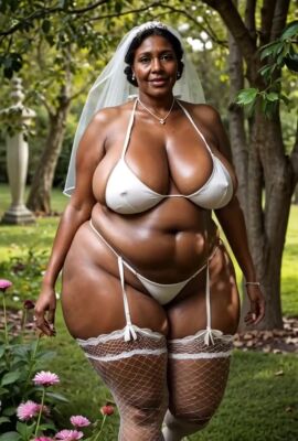 african_female ai_generated amandovakinai bbw chubby huge_breasts interracial marriage mature_female milf music_video tagme video wedding_dress white_male