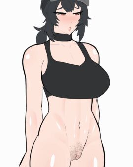 1girls 4:5 animated big_breasts blush bottomless breasts breasts_bounce breasts_out female goggles goggles_on_head grace_howard large_breasts looking_down male mellomi natural_breasts nude pubic_hair pussy shiny_breasts shiny_nipples soft_breasts solo sports_bra undressing unseen_character unseen_male unzipped vertical_video wardrobe_malfunction zenless_zone_zero