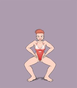 animated barefoot blush bra breasts cameltoe corruption dazed drool earrings eyelashes female female_focus femsub gif gloves haigure happy_trance hypnotic_accessory hypnotic_gun jewelry large_breasts latex leotard mario_(series) mask open_mouth original panties pantyhose pussy raygun red_hair short_hair shy_gal sleepymaid tech_control tentacle tights transformation underwear