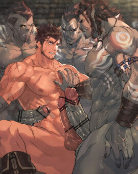 4boys abs ass balls bara beard beefy big_breasts big_penis black_nails black_sclera boots braid breasts brown_eyes brown_hair captured censor_bar censored censored_penis chest_hair completely_nude daddy dilf duo_focus eight_pack erection face_markings foreskin foreskin_folds foursome frottage gay grabbing grabbing_arm grabbing_from_behind hand_on_ass hand_on_butt height_difference hi_res holding_breast huge_cock imminent_anal imminent_penetration imminent_rape imminent_sex long_penis looking_down male male/male male_only mature_male muscles muscular muscular_arms muscular_ass muscular_legs muscular_male muscular_thighs necklace nikism nude orc orc_male original original_character pecs penis penis_size_difference precum precum_drip pubic_hair red_eyes scar scar_on_arm scar_on_chest scar_on_leg sharp_teeth shoes_only short_hair sideburns six_pack size_difference sousuke000 spread_legs sweat sweatdrop sweating sweaty taped_arms tattoo tattoo_on_chest tattooed_arm thick_neck thick_penis tough_guy tribal tribal_markings uncircumcised uncut veiny_arms veiny_hands veiny_muscles veiny_neck veiny_penis yaoi yellow_eyes