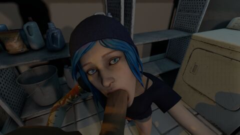 3d blowjob chloe_price fellatio female life_is_strange looking_at_viewer male penis png pov pov_eye_contact sarma