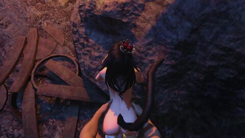 1boy 1boys 1girls 3d animated black_hair breasts captured cat_ears cat_tail catgirl clothed_female clothed_sex defeated female final_fantasy_xiv gpose_(ffxiv) hands_on_head male male_pov miqo'te multiple_angles naked_male no_sound pirate pov rapist_pov sex small_breasts tagme vaginal_sex video