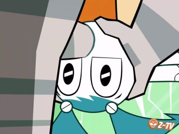 accurate_art_style animated animated_gif blowjob crater_critter female gif interspecies jenny_wakeman loop monster monster_rape my_life_as_a_teenage_robot robot robot_girl rock_monster zone