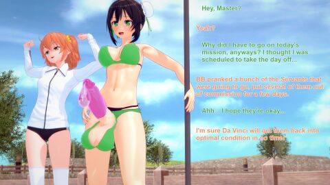 1futa 3d 5girls artoria_pendragon artoria_pendragon_(lancer) barghest_(gawain)_(fate) big_breasts bikini black_hair breasts casual_erection casual_exposure casual_nudity condom cum cum_bath double_bun drowning drowning_in_cum duo_focus english_text fate/grand_order fate_(series) female florence_nightingale_(fate) florence_nightingale_(trick_or_treatment)_(fate) fujimaru_ritsuka_(female) futa_giantess futa_on_female futa_with_female futanari giantess green_eyes group huge_breasts intersex koikatsu large_penis light-skinned_female light-skinned_futa medium_breasts micro mostly_nude multiple_females multiple_girls nero_claudius_(fate) nero_claudius_(swimsuit_caster) oblivious penis qin_liangyu_(fate) shrunken_female tagme text trapped trapped_in_condom unaware xavierhuge