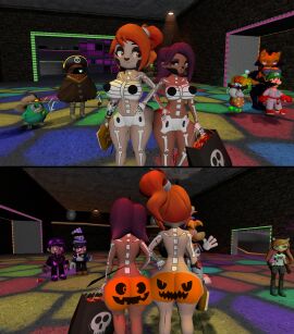 3d ass ass_bigger_than_head belle_fontiere big_ass big_ass_cheeks big_asses big_breasts bob_(smg4) bodypaint breasts crossover desti_(smg4) female fishy_boopkins_(smg4) garry's_mod gmod halloween_(series) halloween_costume halloween_party huge_ass human_meggy kaibernation luigi mario mario_(series) meggy_spletzer naked nipples nosebleed pumpkin_butt pussy rayman skeleton_costume smg3 smg4 smg4_(character)