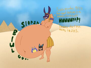absurd_res after_vore animal_crossing animal_head animal_humanoid ankha_(animal_crossing) anthro anthro_on_anthro anthro_pred anthro_prey anubis_(jjba) anubis_(pal) areola areola_outline armband armwear artist_collaboration belly belly_overhang big_belly blub bottomwear bulge burping burping_while_talking canid canid_humanoid canine canine_humanoid canis clothed clothed_male clothed_pred clothing dark_body dark_fur deity demi_human desert desert_background detailed_background dialogue digested digestion digestion_noises domestic_cat egyptian egyptian_architecture egyptian_clothing egyptian_god egyptian_headdress fatal_vore felid feline felis female female_prey for_a_head full-length_portrait fur gold_headdress gold_headwear gold_skirt golden_clothing group growling hand_behind_back hand_behind_head hi_res huge_belly huge_burp human_skin humanoid humanoid_on_anthro humanoid_pred hurp implied_reformation jackal jackal_humanoid jojo's_bizarre_adventure light_body light_skin male male_pred mammal mammal_humanoid mandro22 motion_lines multicolored_body multicolored_fur multiple_prey muscular muscular_anthro muscular_humanoid muscular_male muscular_pred navel navel_outline nemes_(clothing) nintendo nipple_outline nipples obese obese_anthro obese_male onomatopoeia oral_vore overweight overweight_anthro overweight_male pal_(species) palworld pecs pocketpair portrait post-digestion post_digestion purple_body purple_fur pyramid reformation reigntheweremunk rumbling_stomach same_size same_size_vore satisfaction satisfied satisfied_look skirt slorsh slosh sloshing sloshing_belly smile sound_effects speech_bubble stand_(jjba) stomach_bulge talking_to_another talking_to_prey taunting teasing text three-quarter_portrait three-quarter_view trio unwilling_prey vore vore_tattoo white_body white_skin willing_pred willing_prey