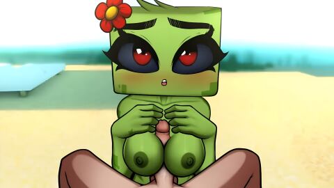 1girls 2d 3d 3d_(artwork) 3d_background 3d_fluid_sim 4_legs bedroom_eyes big_eyes bra cleavage clothed clothing corset creeper creeper_(minecraft) creeper_girl_(hornycraft) curvy curvy_figure cute cute_expression cute_eyes cute_face digital_media feet_out_of_frame female female_anthro female_focus female_on_top female_only gloves green_body green_clothing green_hair green_nipples green_scales green_skin heart heart-shaped_pupils heart_eyes heart_symbol hearts_around_head horny horny_expression horny_face horny_female hornycraftgame minecraft minecraft_background minecraft_mob mineral_fauna monster monster_girl multi_leg multi_limb no_arms no_watermark on_back panties red_eyes shadik shadikbitardik simple_background skirt smile standing stockings sweat white_background