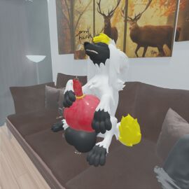 3d accessory animal_genitalia animal_penis balls bulge canine_genitalia canine_penis cock_ring digital_media_(artwork) feral furfrou generation_6_pokemon genitals inflation jewelry knot_bulge knot_inflation low_res male nintendo orgasm_denial penis penis_accessory penis_jewelry pokemon pokemon_(species) solo tagme urethral_bulge urethral_inflation wolfforhire