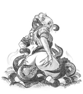 1girls anus ass ass_focus baldur's_gate_3 bangs big_ass black_and_white bottomless braid calamari_cakes dungeons_and_dragons elf elf_ears elf_female female forgotten_realms half-elf interspecies kneeling light_skin long_hair looking_back monochrome nude nude_female partially_clothed pointy_ears pussy pussy_juice rimjob rimming shadowheart sidelocks sketch spread_anus spread_ass spread_legs spreading tentacle tentacle_sex thick_thighs tiara warlock wet_pussy white_hair wide_hips