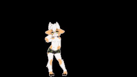animated anthro anthro_only boxers cute dance dancing forest_chump furry male male_only sfw solo topless topless_male