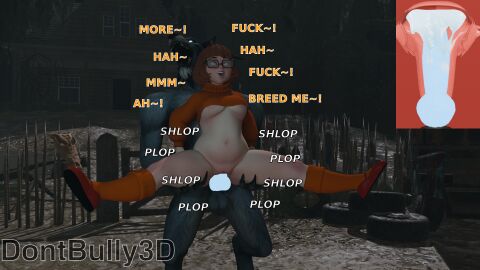 1boy 1girls 3d animal_genitalia animal_penis anthro ass blender blender_(artwork) blender_(software) blue_cum blue_penis breeding canine canine_genitalia canine_penis chubby chubby_female colored_cum cum cum_in_pussy cum_in_uterus cum_inside dialogue dont_bully_(artist) female female_human fucked_senseless fucked_silly glasses glowing_cum glowing_eyes glowing_genitalia glowing_penis impregnation impregnation_request impregnation_risk knot knotted_penis male male/female male_anthro male_werewolf penis pussy scooby-doo spread_legs stand_and_carry_position standing standing_sex sweater text thick_ass thick_thighs unusual_cum vaginal_penetration vaginal_sex velma_dinkley werewolf womb womb_penetration x-ray