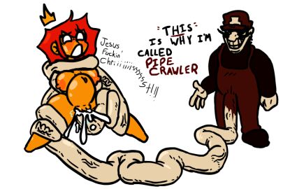 abstract_penis anaconda_penis anonymous_artist blush breasts creepypasta crown cumflated_belly cumflation damsel_(mario_85) dialogue dominant_male extremely_long_penis female genital_growth house_of_horrorbrews long_penis male mario_(series) mario_85 marios_madness mx_(mario_85) penetration penis penis_growth princess_peach princess_toadstool pussy red_hair shitpost straight super_mario_bros._(nes) very_long_penis what