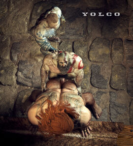 3boys 3d age_difference anal anal_sex ass bald bald_male baldur_(god_of_war) bara beard big_ass big_butt brother brothers completely_naked completely_nude facial_hair fat_ass fat_butt fat_male gay ginger ginger_hair god_of_war group_sex hairy hairy_ass hairy_chest hairy_legs hairy_male huge_ass huge_butt incest kratos large_ass large_butt long_hair male male/male male_only massive_ass massive_butt multiple_boys multiple_males muscles muscular muscular_arms muscular_ass muscular_male naked naked_male nude nude_male obese obese_male old_male older_male older_male_and_younger_male red_hair size_difference small_dom_big_sub small_top_big_bottom smaller_penetrating_bigger thick_ass thick_butt thick_thighs thor_(god_of_war) threesome yaoi yolco